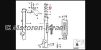 Snap ring for sliding tube R80/100GS + PD